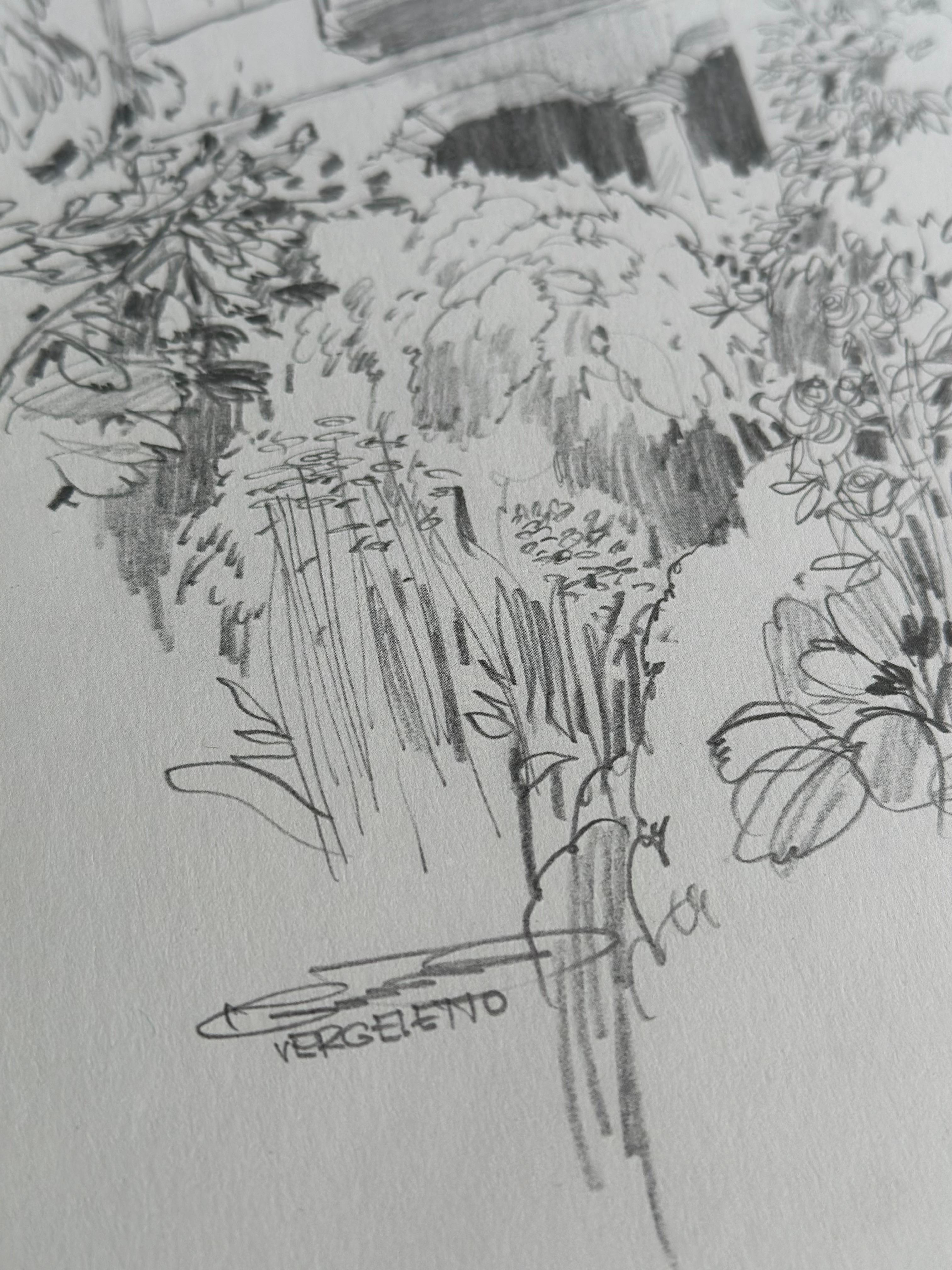 Jan Kristofori Original Pencil Sketches, Set of 3, Authentic Swiss Motives For Sale 3