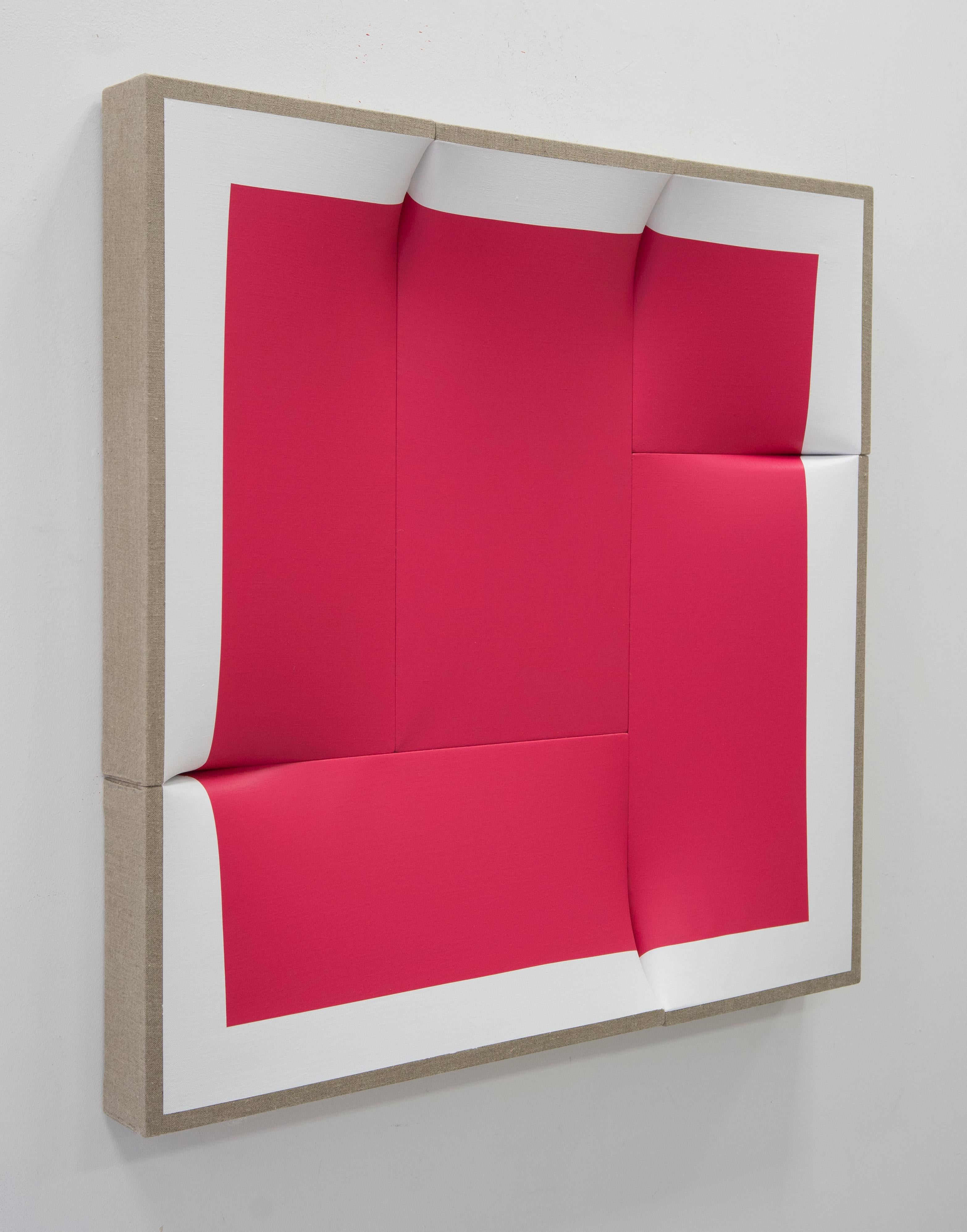 Abstract Painting di Jan Maarten Voskuil - 6, 2 cm (rosa quinacridone)