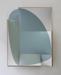 Cubist Circle in Greys