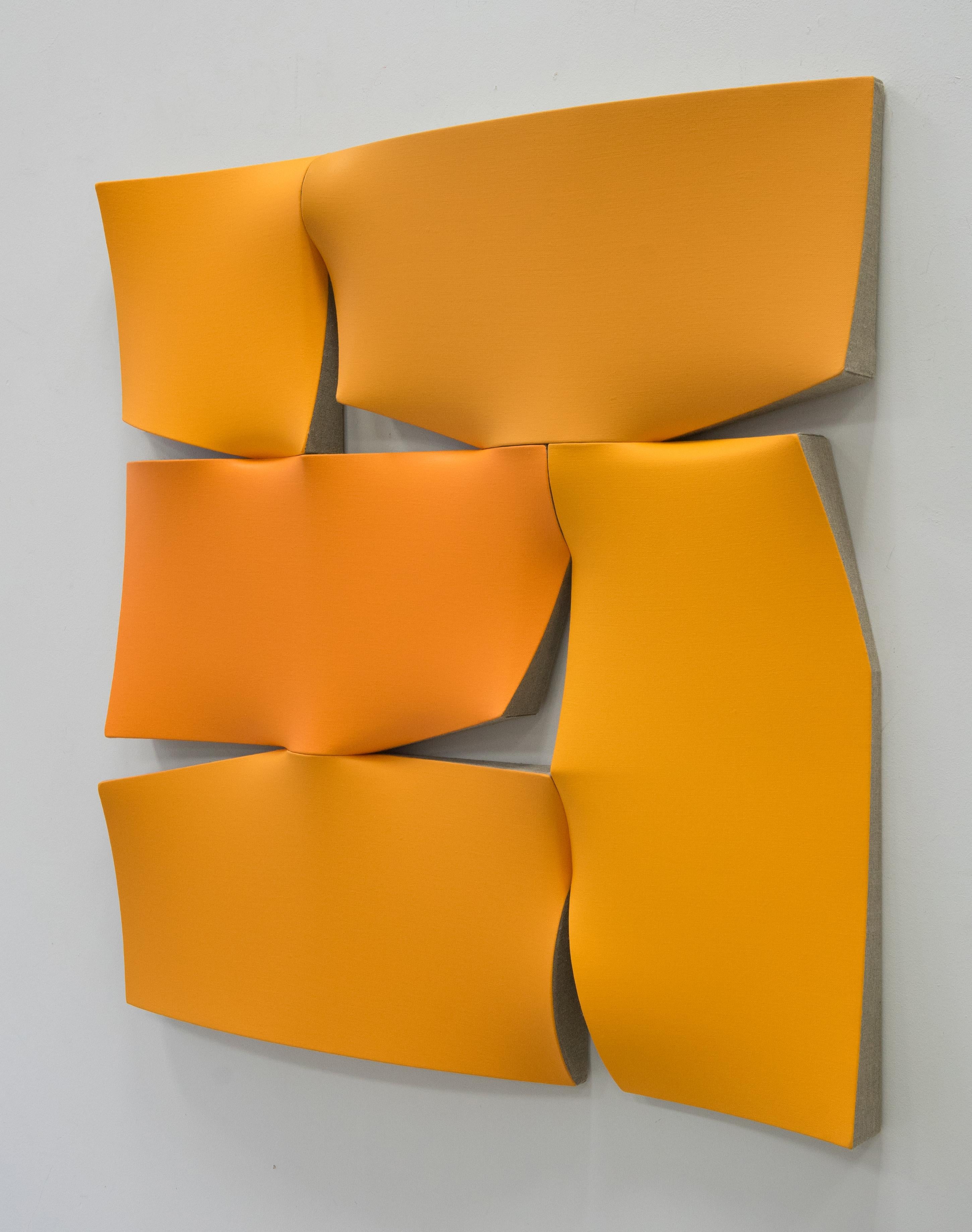 Abstract Painting di Jan Maarten Voskuil - Cuts n Tears (arancione)