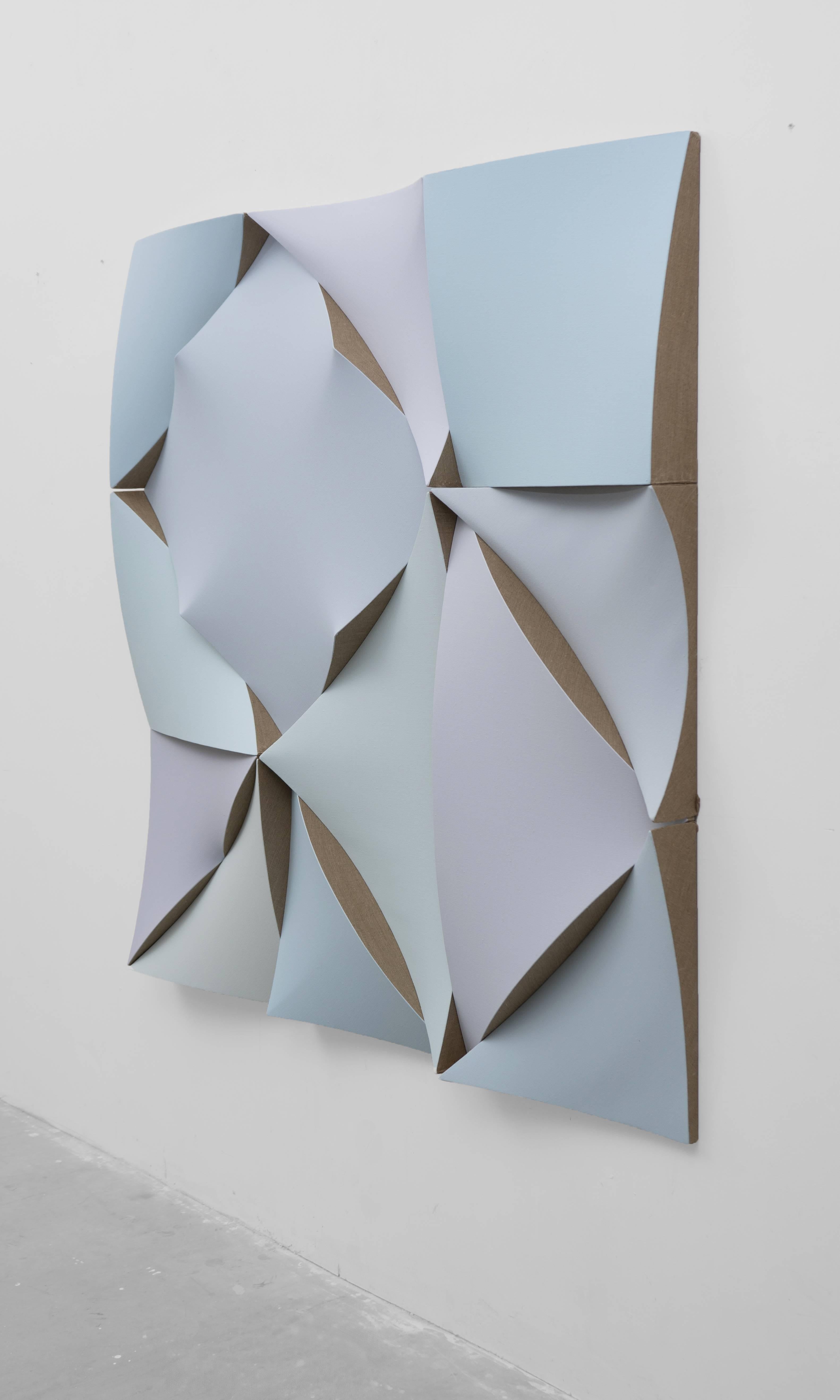 Jan Maarten Voskuil Abstract Painting - Non-fit Mobile Exhibition Unit Blues