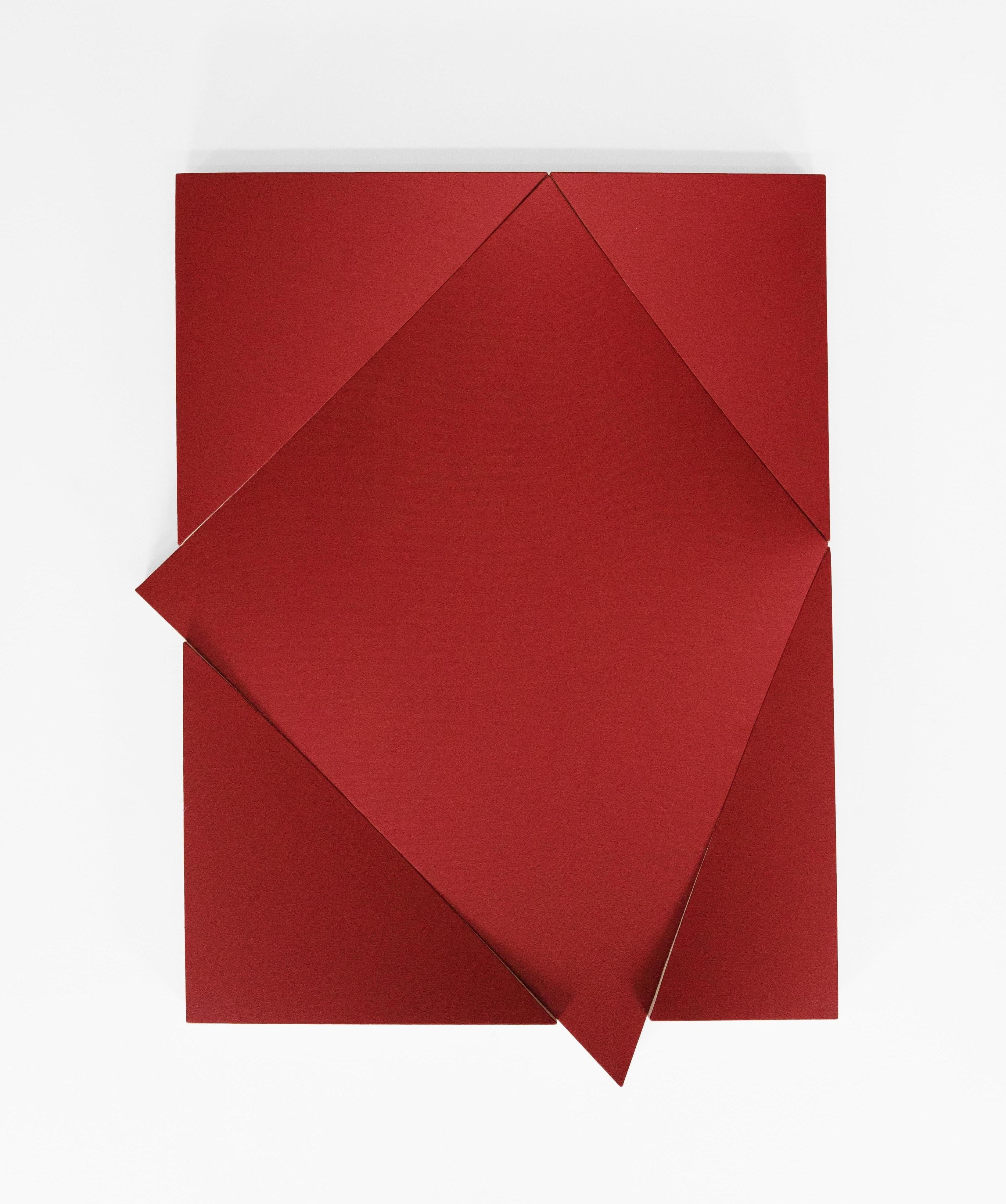 Abstract Painting Jan Maarten Voskuil - L'illimitation d'une place rouge