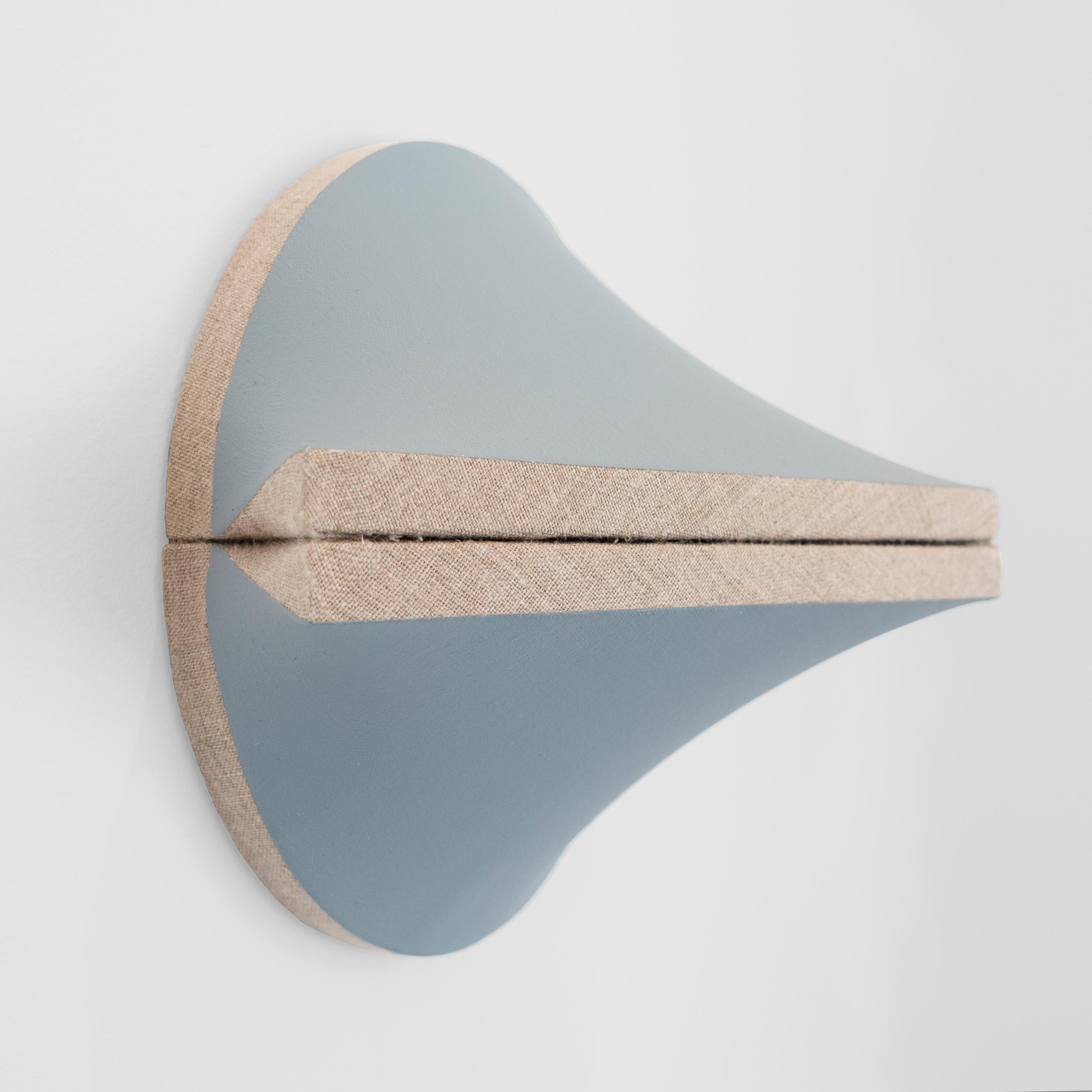Pointing Out As Blue Grey - Minimalist Sculpture by Jan Maarten Voskuil