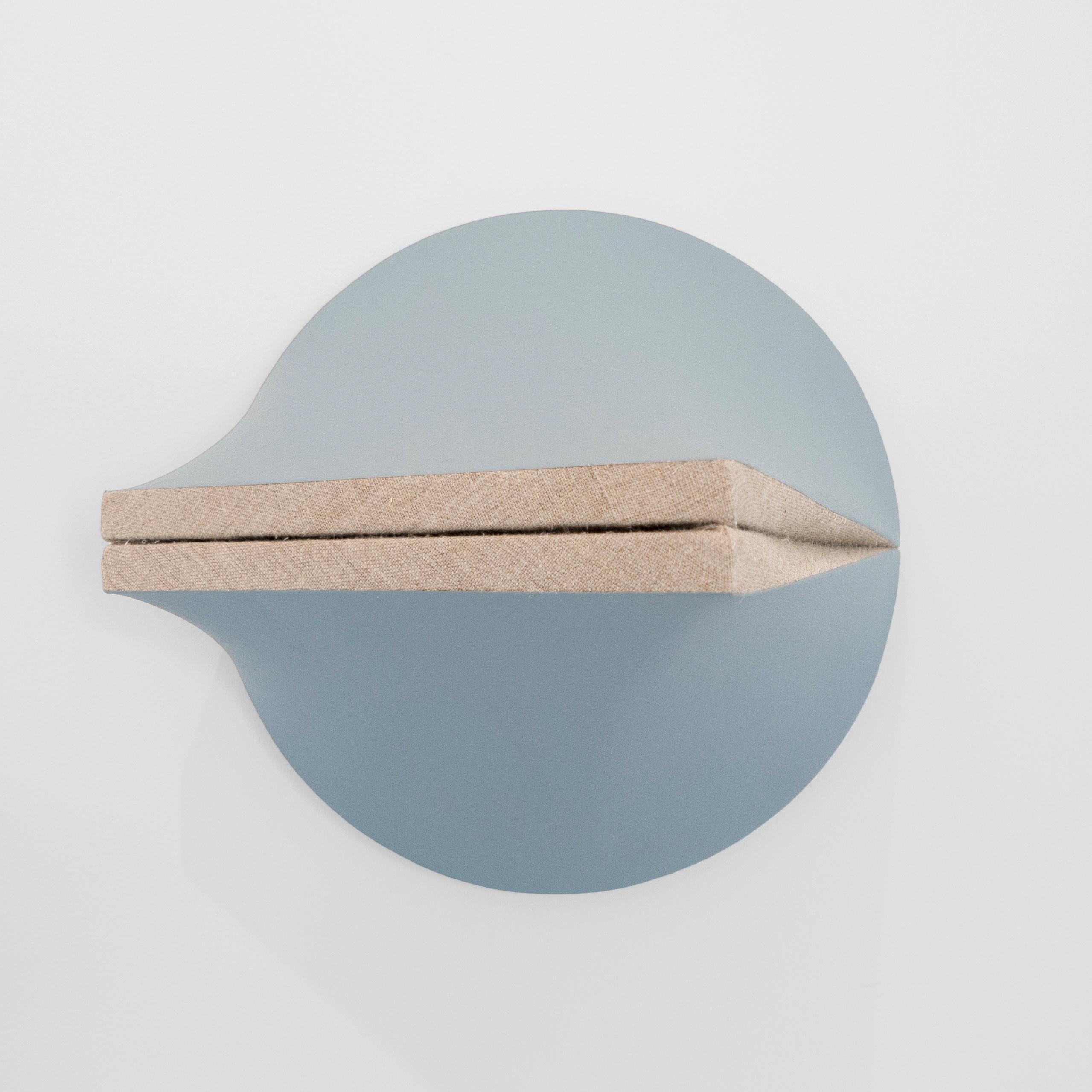 Jan Maarten Voskuil Abstract Sculpture - Pointing Out As Blue Grey
