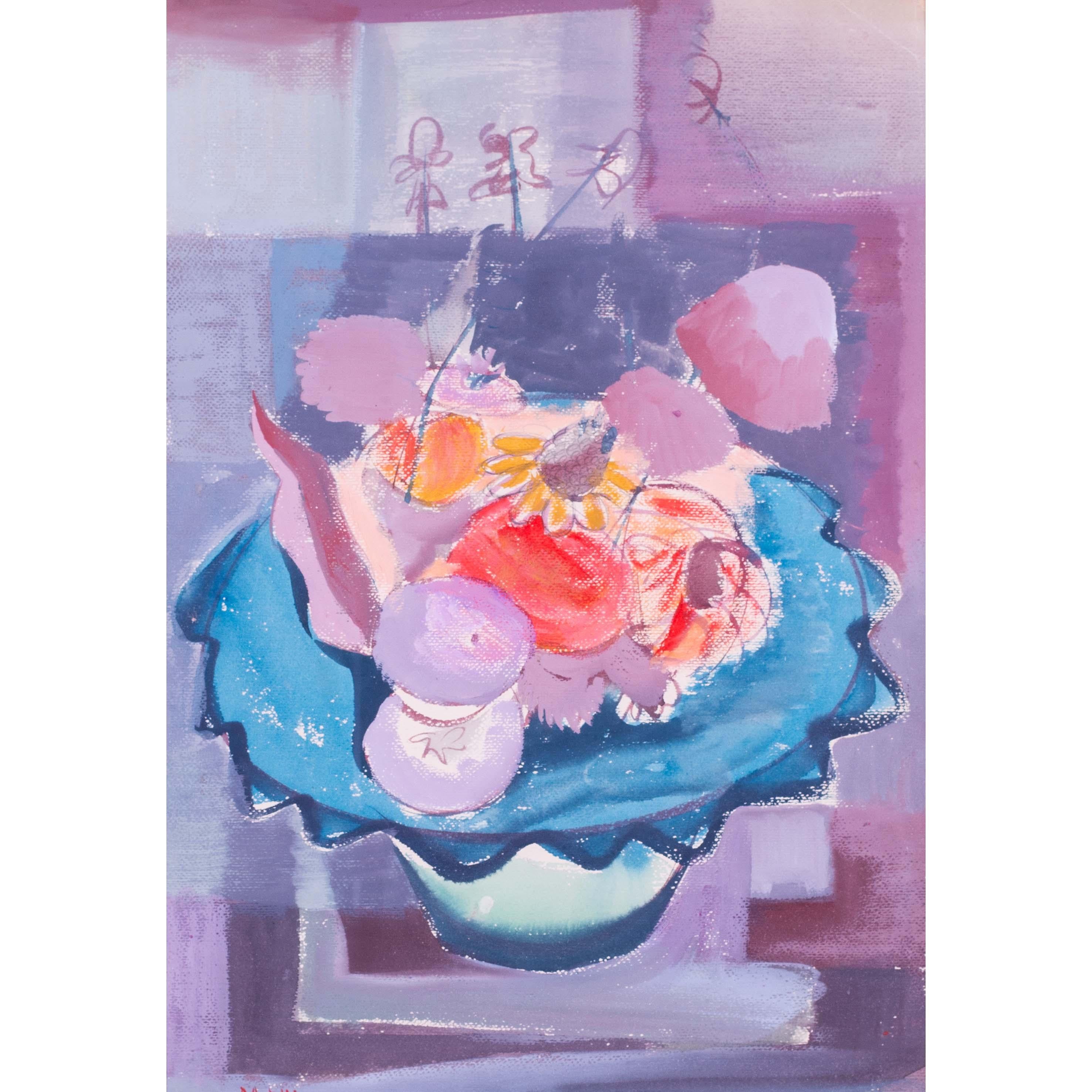 Nature morte de l'artiste tchèque/américain du 20e siècle Jan Matulka en vente 3