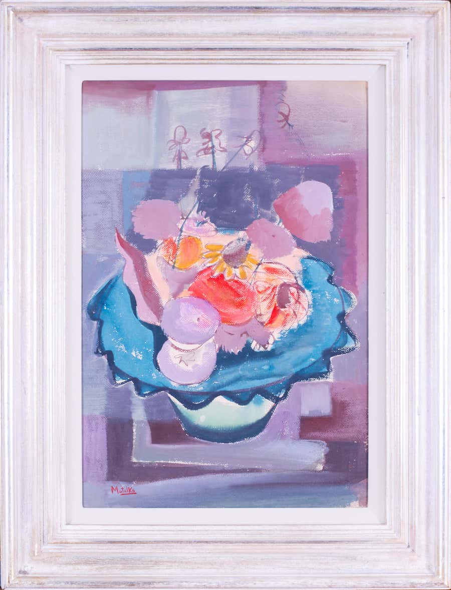 Still life by Czech / American 20th Century artist Jan Matulka