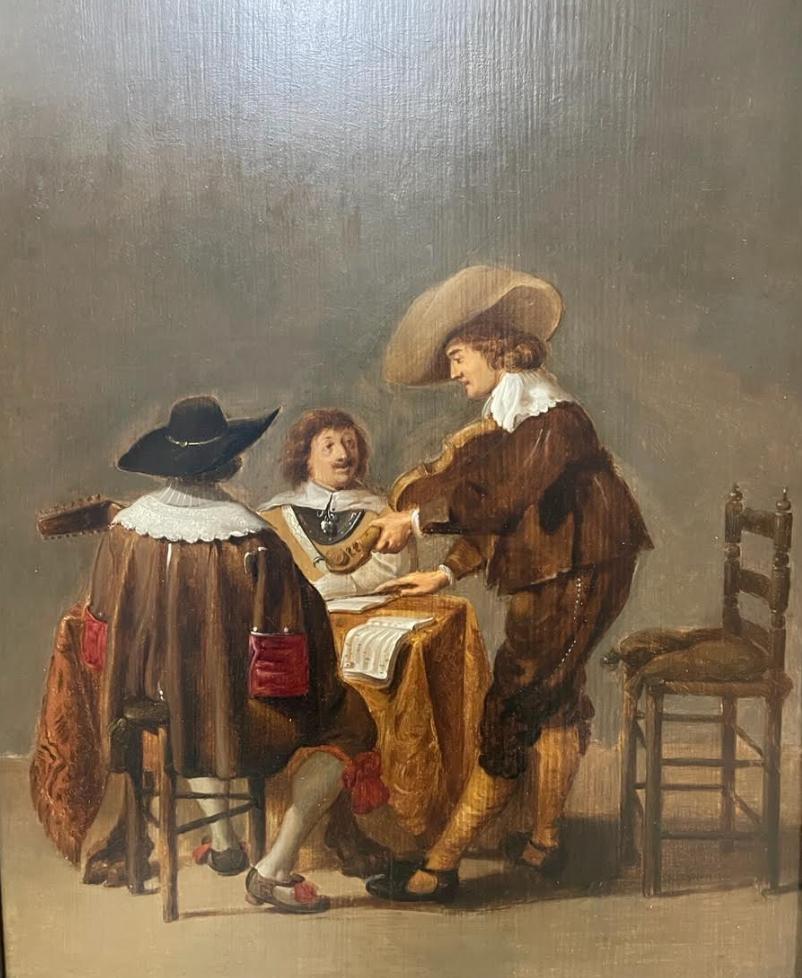 Jan Olis était un maître surtout connu pour ses représentations de scènes de genre, mais il a également réalisé un certain nombre de portraits. Il a travaillé dans un style qui rappelle celui de ses contemporains, Pieter Codde et Jan Miense
