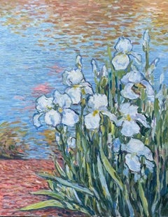 White Irises by the Water