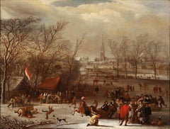 An animated winter - Jan Peeters (1624 - 1677)