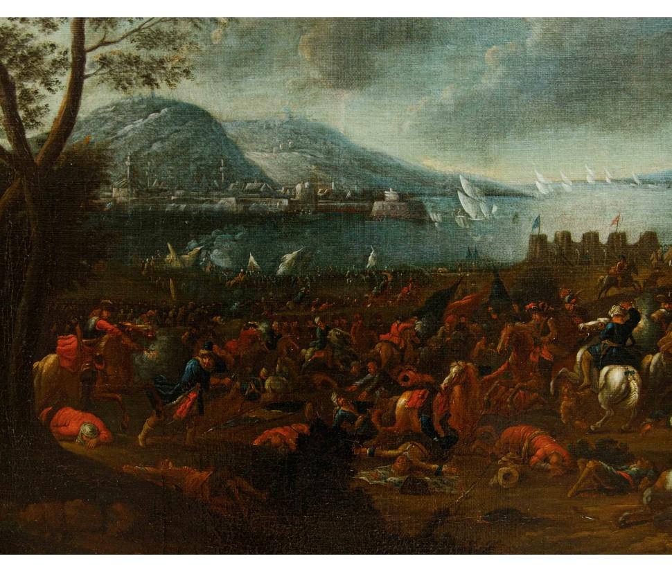 Jan Peter van Bredael (Antwerpen, 1683 - Wien, 1735), Kavalleriezusammenstoß im Angebot 1