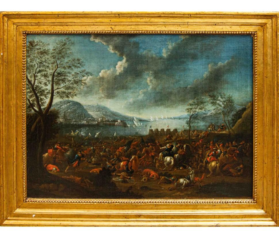 Jan Peter van Bredael (Anvers, 1683 - Vienne, 1735), choc de cavalerie