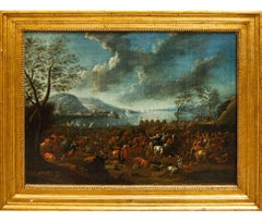 Jan Peter van Bredael (Amberes, 1683 - Viena, 1735), Choque de caballería