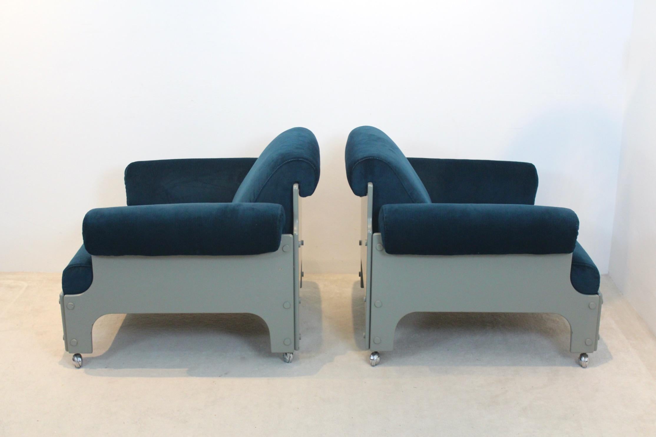 Jan Pieter Berghoef pour Spectrum - Paire de chaises longues SZ 85, 1968 en vente 6