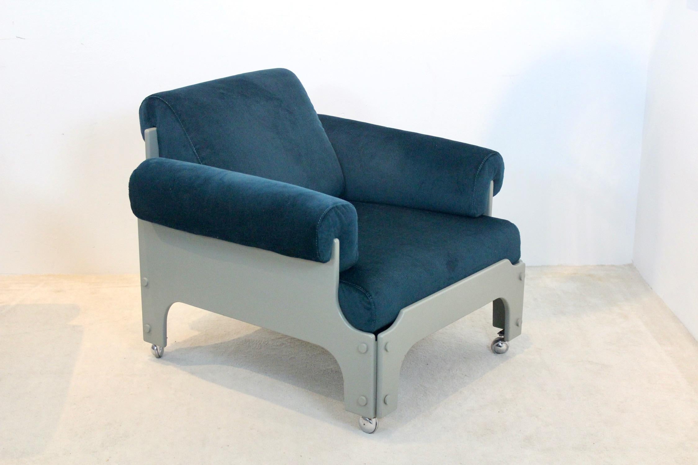 Jan Pieter Berghoef pour Spectrum - Paire de chaises longues SZ 85, 1968 Bon état - En vente à Voorburg, NL