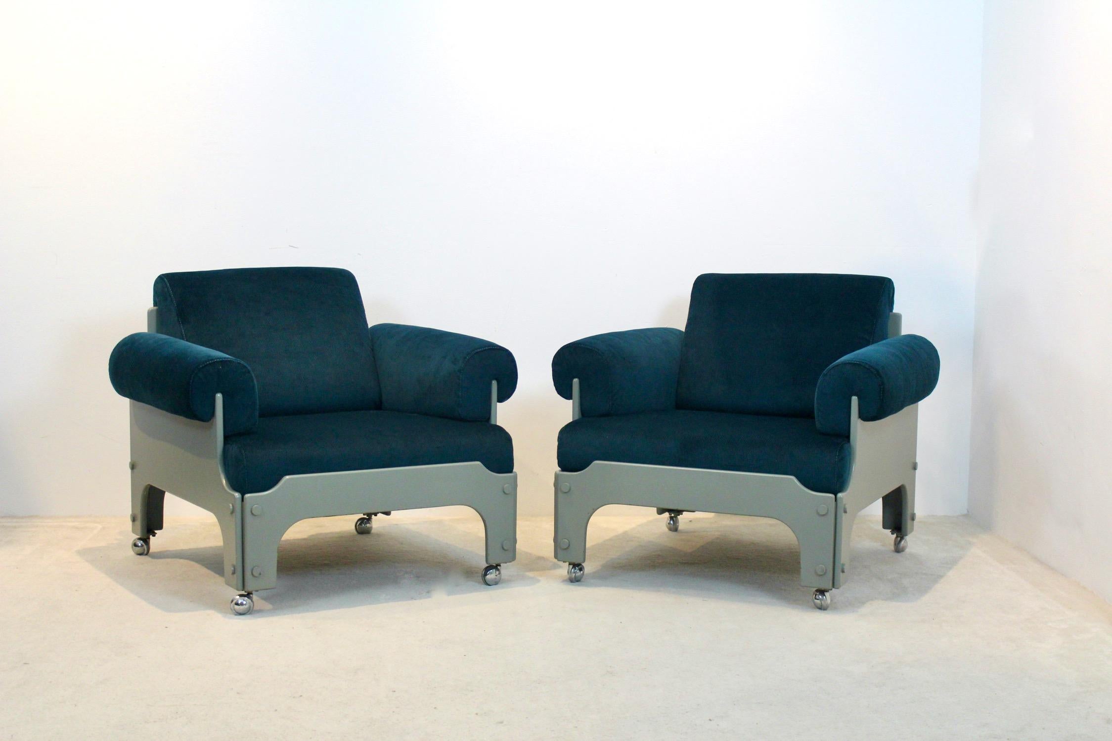 Jan Pieter Berghoef pour Spectrum - Paire de chaises longues SZ 85, 1968 en vente 1
