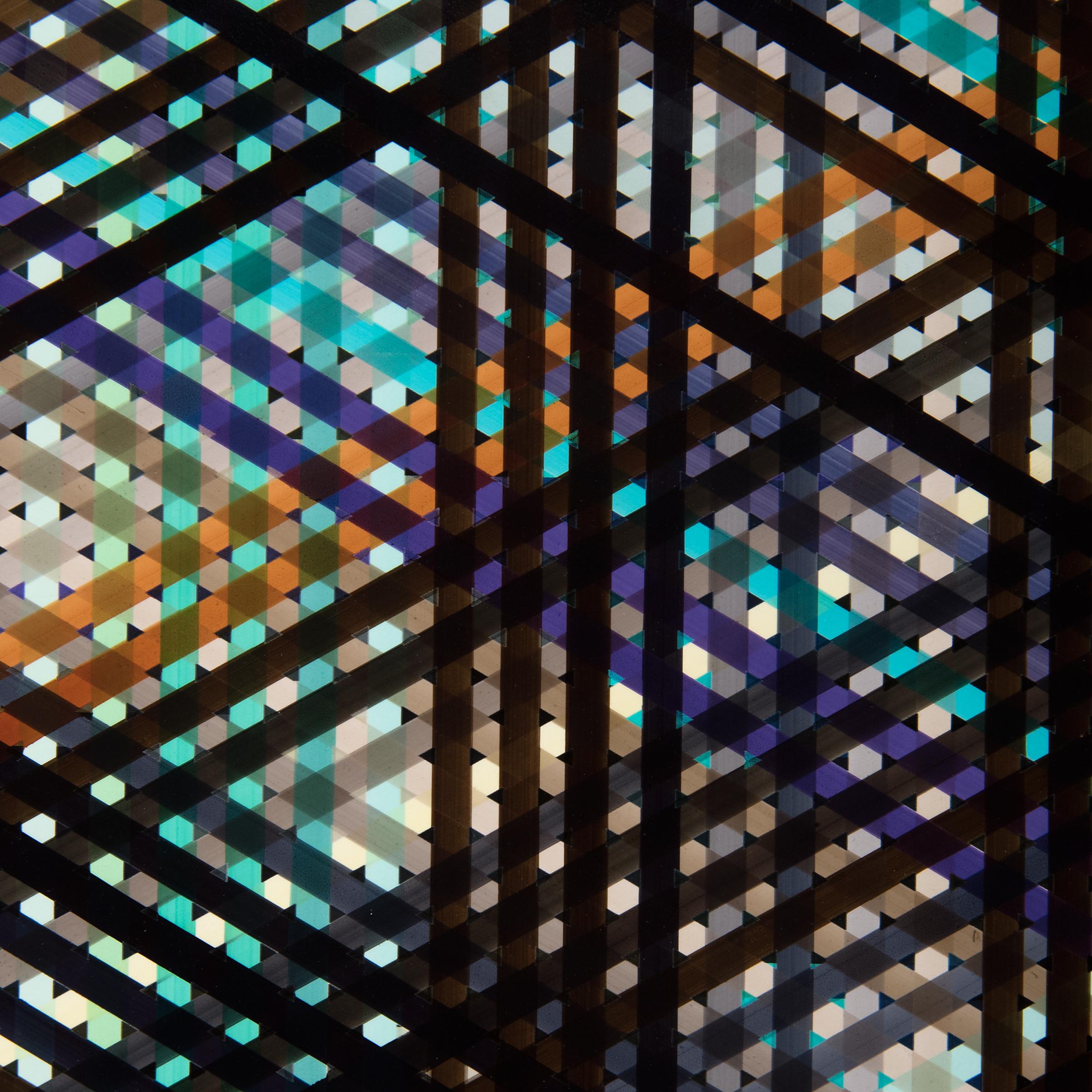 Pigmenttinte „E0102-72.3“ auf Fotopapier, 2020 (Geometrische Abstraktion), Art, von Jan Pieter Fokkens