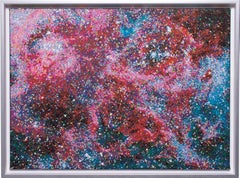 "Study for NGC-3372," Acrylic Paint on Canvas, 2021