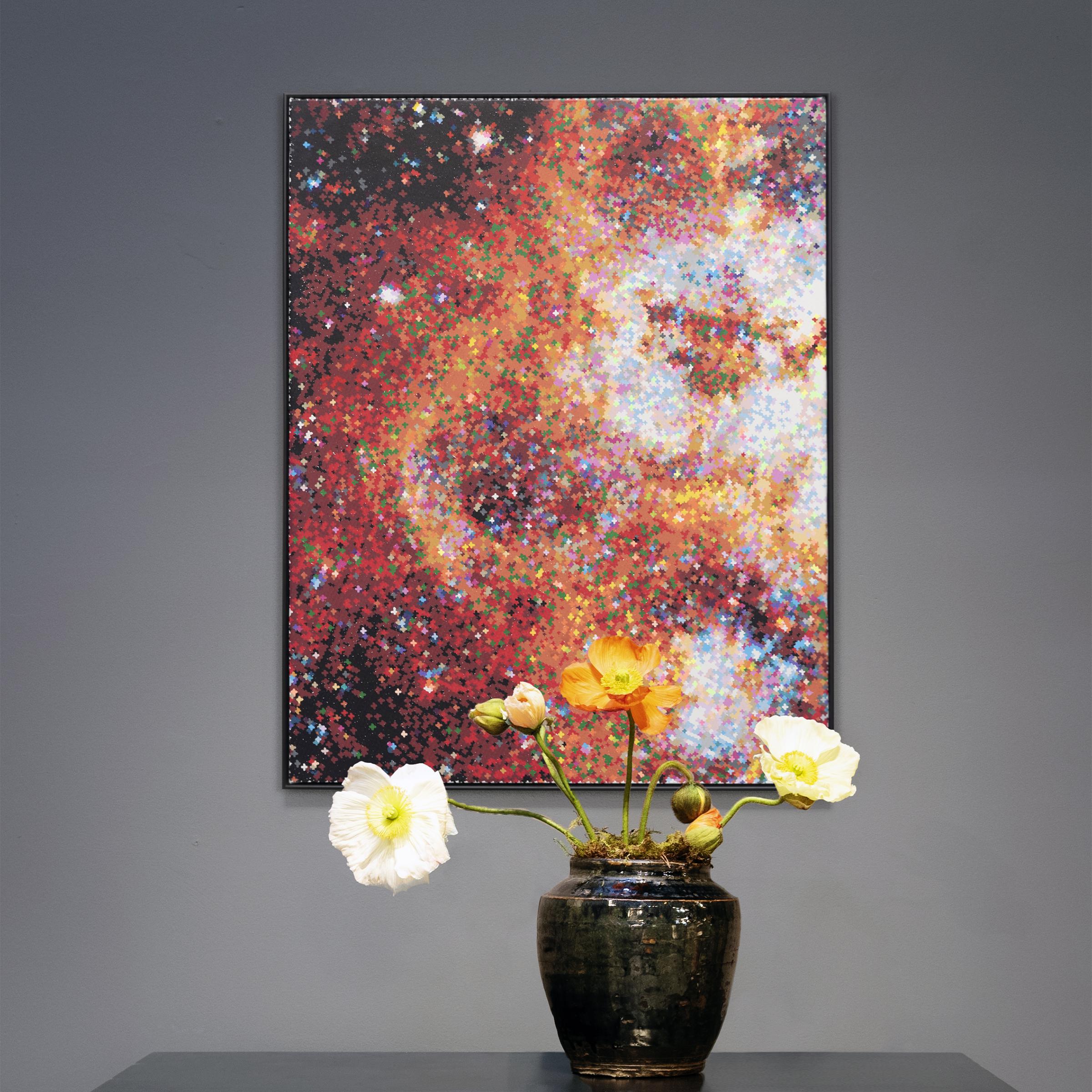 „Study for Tarantula Nebula“, Acryl auf Leinwand, 2021 im Angebot 1