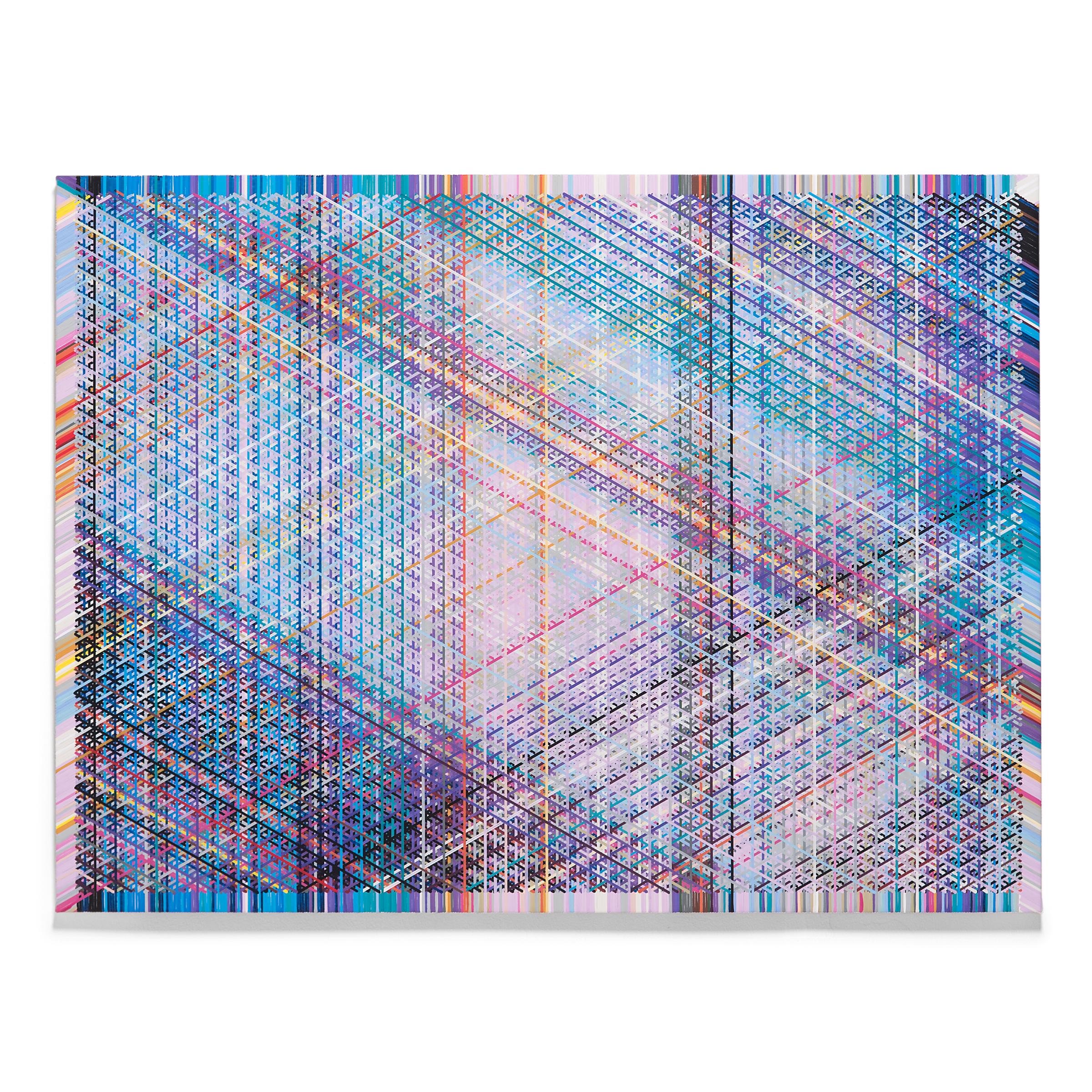 „VFTS-682“, Acryl auf Leinwand, 2021 (Geometrische Abstraktion), Art, von Jan Pieter Fokkens