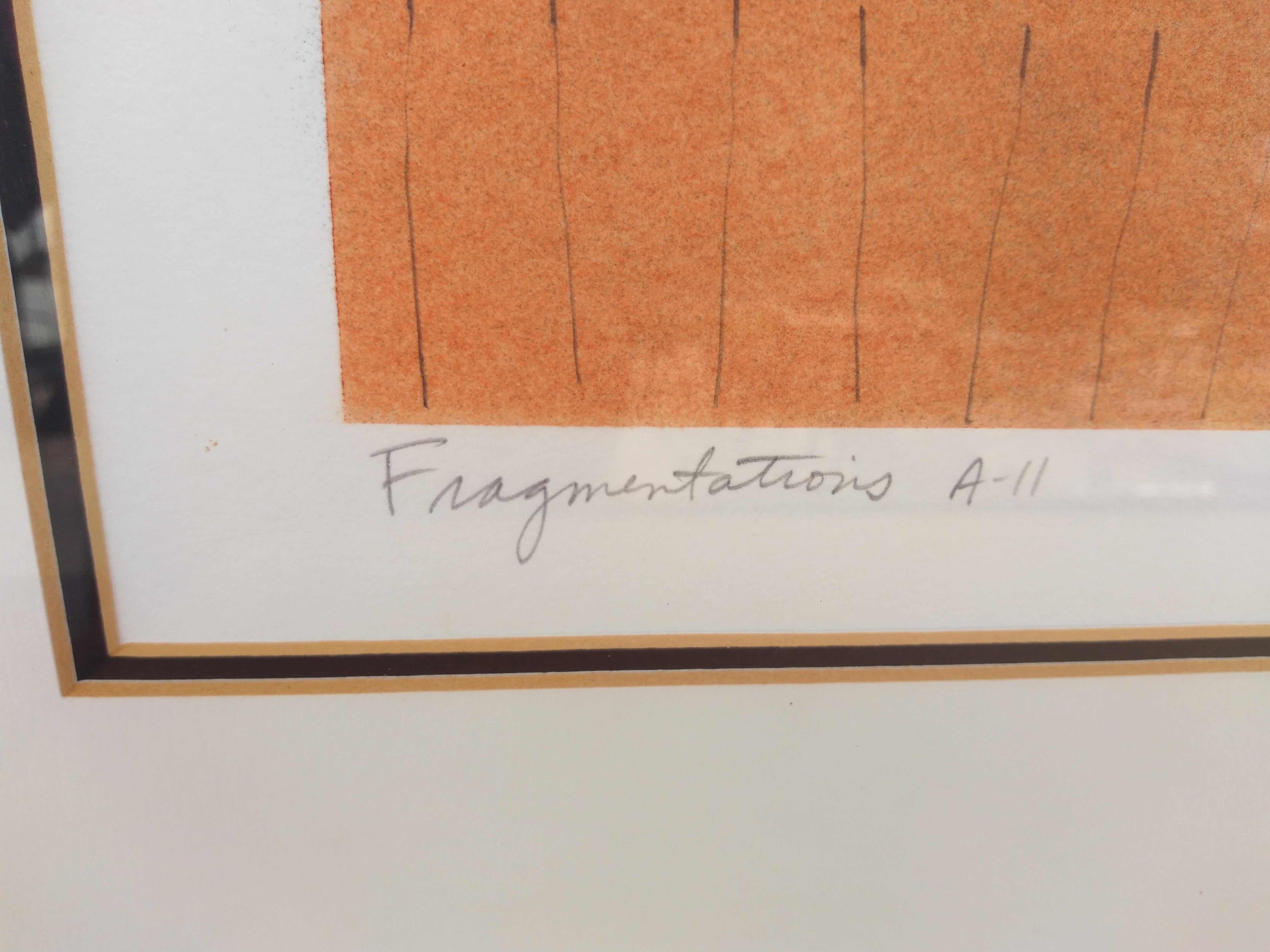 Jan Richardson-Baughman Fragmentations A-11 In Good Condition For Sale In Pasadena, TX