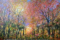 Woodland Wonder, Jan Rogers, Original painting, Contemporary woodland art, 2022