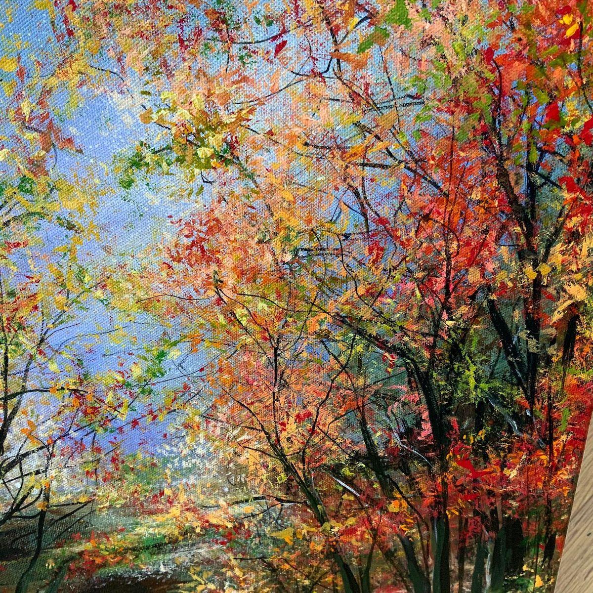 Autumn Blaze Fairy Glen par Jan Rogers [2022]
original et signé à la main par l'artiste 
Acryliques
Taille de l'image : H:50 cm x L:50 cm
Dimensions complètes de l'œuvre non encadrée : H:50 cm x L:50 cm x P:1.8cm
Vendu sans cadre
Veuillez noter que
