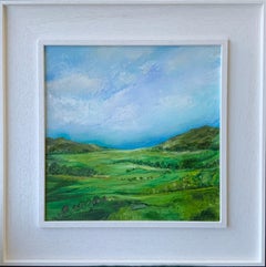 Buttermere to Keswick & Honister Pass Cumbria, diptych, original painting