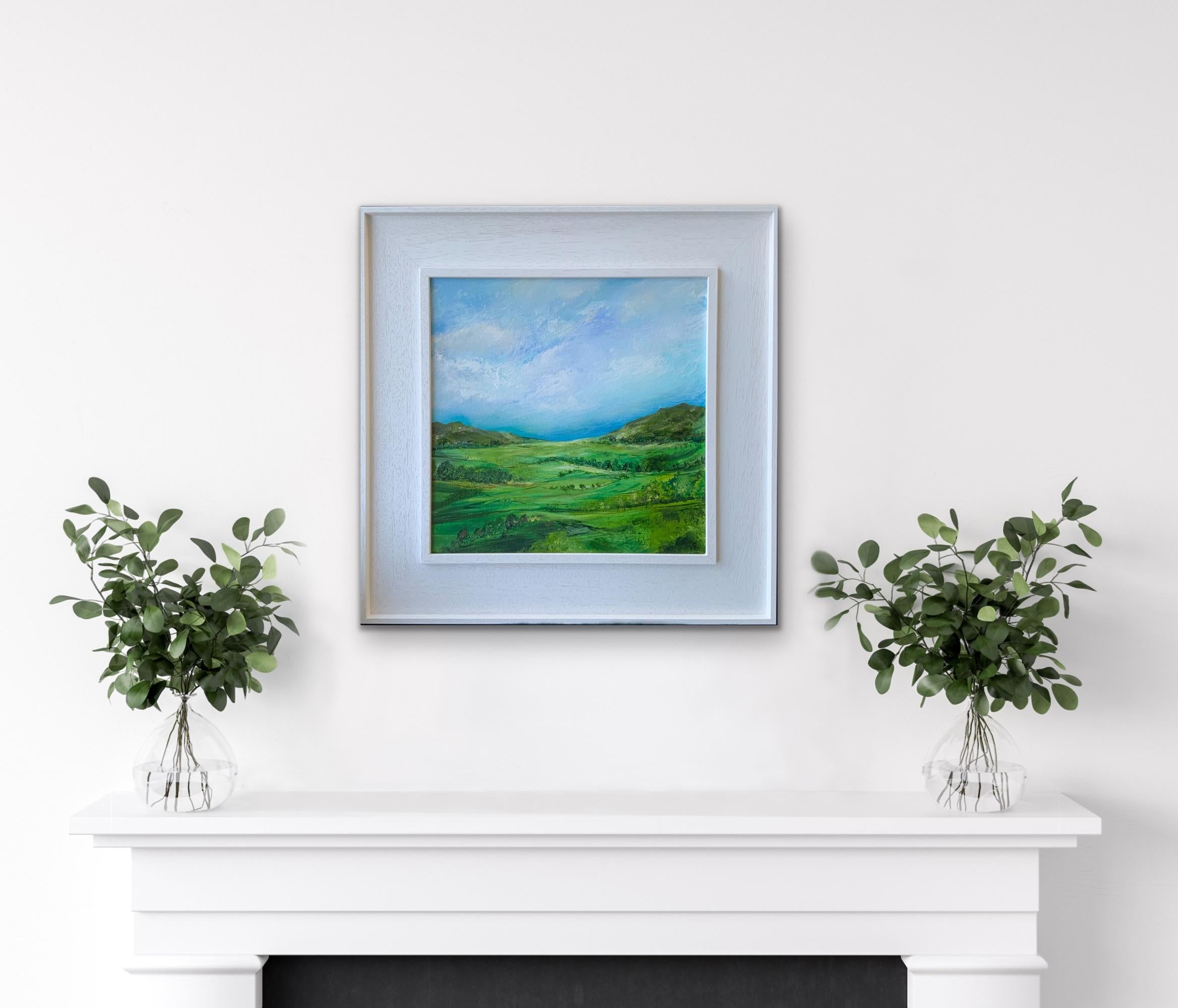 Buttermere to Keswick & Honister Pass Cumbria, diptych, original painting For Sale 1