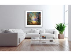 Colours of The Season, Jan Rogers, Original Woodland Painting, Bright Art