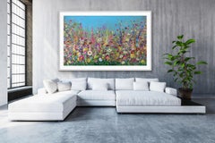 Glorious Meadow, original painting, abstract, landscape, contemporary