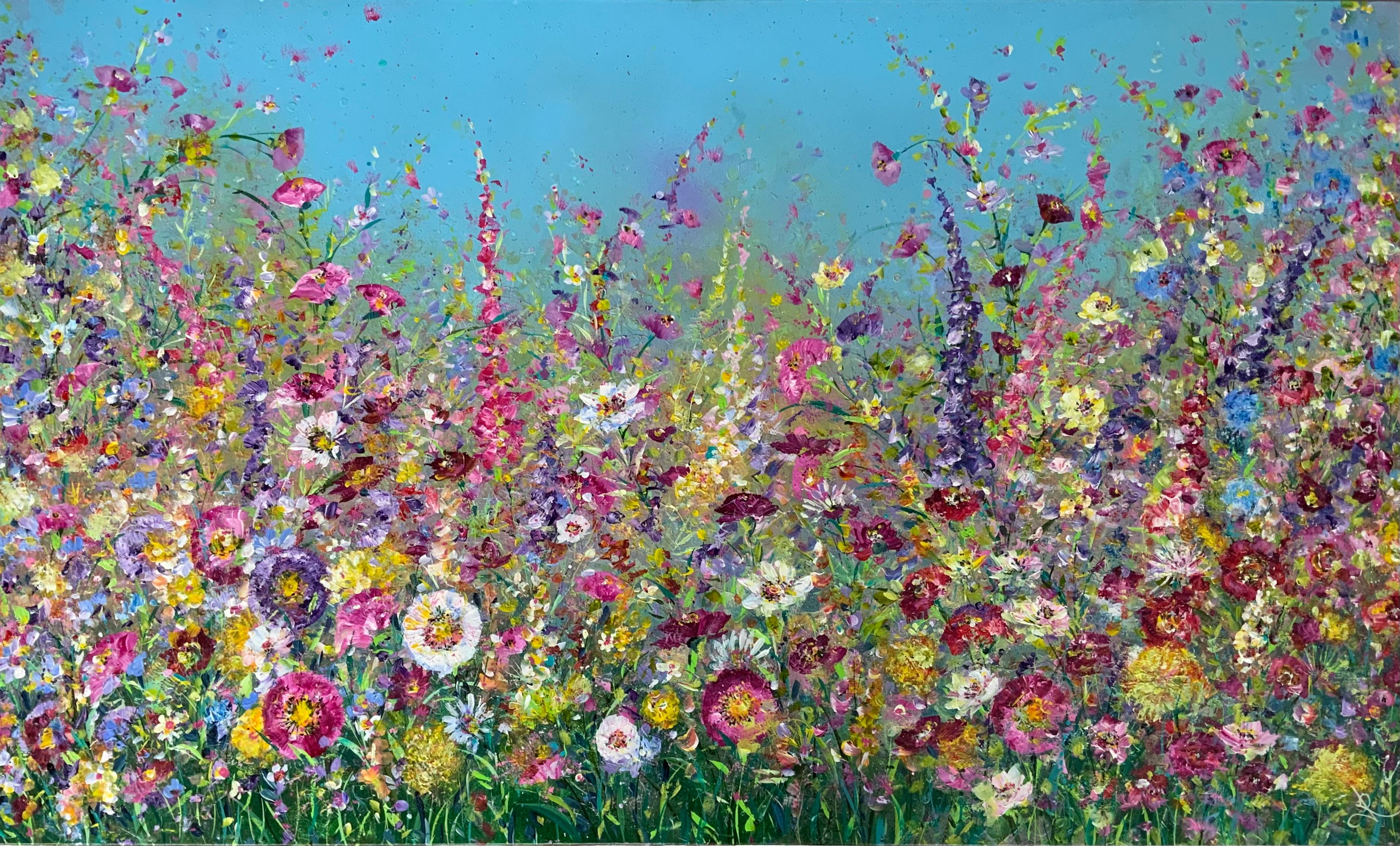 Glorious Meadow, Originalgemälde, abstrakt, Landschaft, Contemporary