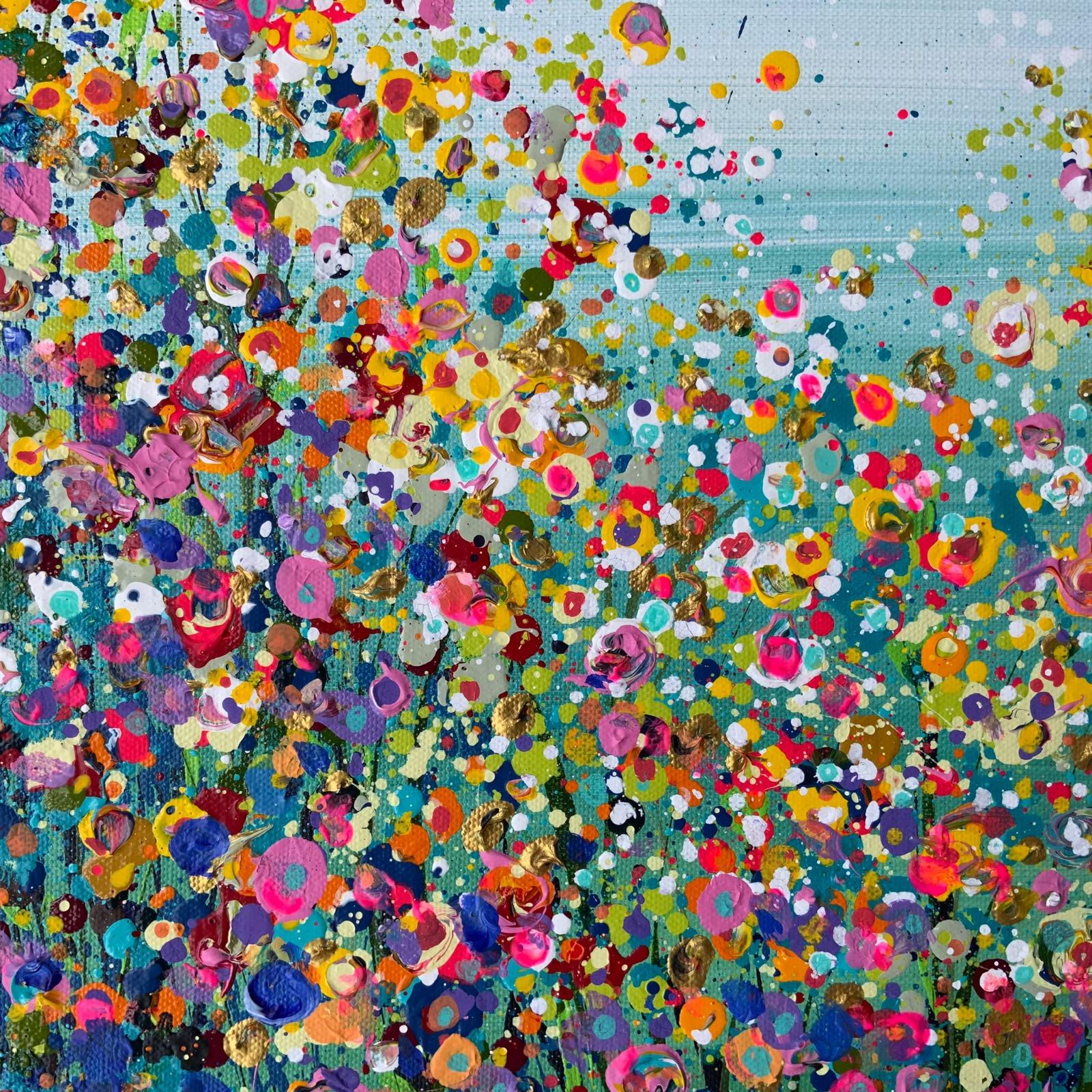 Meadows Mayhem by Jan Rogers, Original painting, Floral painting, Botanical art For Sale 2