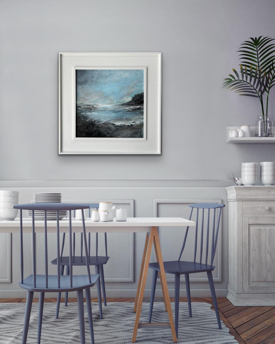 Northumberland Coast I & II, Diptych, original painting, landscape, contemporary For Sale 2