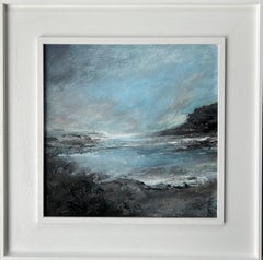 Northumberland Coast I, quadro originale, paesaggio, contemporaneo