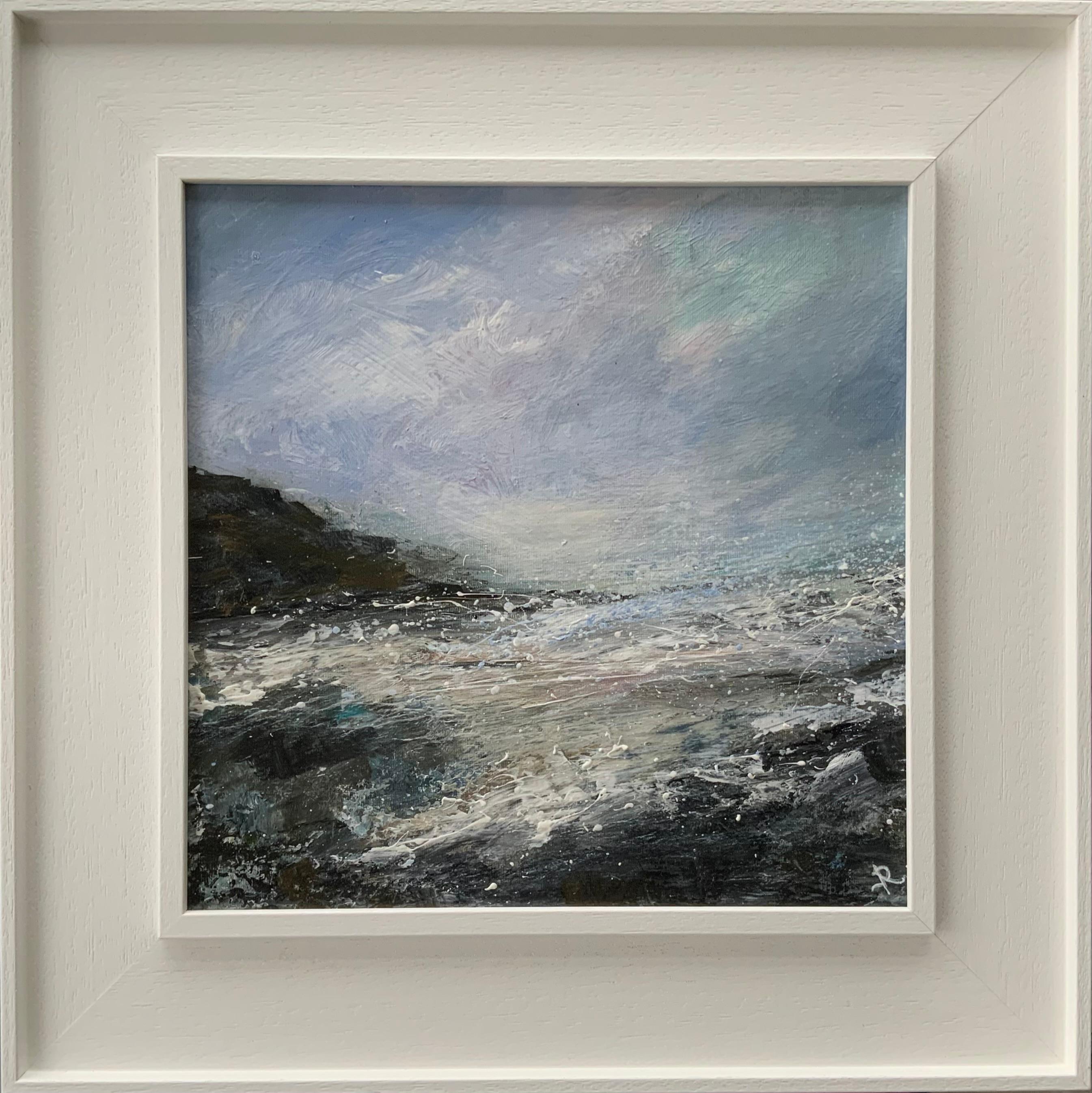Northumberland Coastal, dipinto originale, paesaggio, contemporaneo