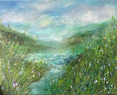 Ullswater to Pooley Bridge, original painting, landscape, contemporary