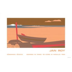 Jan Roy 'Costa de Cape Cod' 1984- Serigrafía