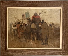 Segeltuch Figurative Gemälde