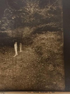 Jan Saudek, Jana's Leaving # 268 Stampa originale alla gelatina d'argento, fotografia, 1981