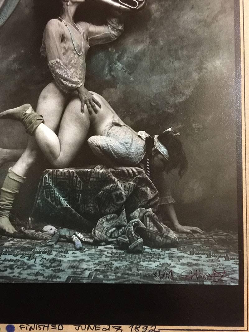 Jan Saudek, tschechischer Fotograf, geboren 1935
Original Silbergelatineabzug, Fotografie

Titel: 