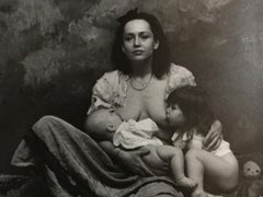 Jan Saudek, Czech Photographer, "Olga, mother again, after 18 years"