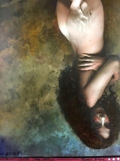 Jan Saudek, Fotógrafo checo, Impresión original en gelatina, "Iveta Jako svetice?"