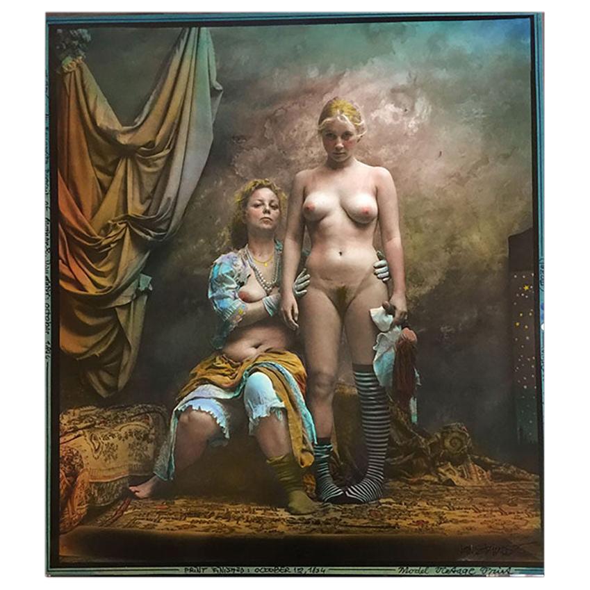 Jan Saudek, photographe tchèque, tirage à la gélatine d'origine, photographie