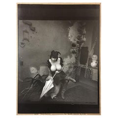 Jan Saudek, Czech Photographer, Original Gelatine Print, "Evelyn forever"