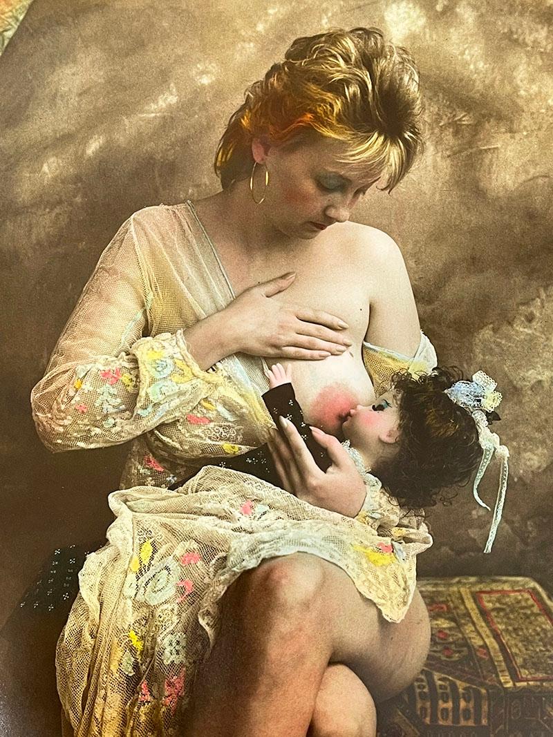 Jan Saudek, Czech Photographer, Silver Gelatin Print, Titled Oh, those days of Childhood!

Title : Oh, those days of Childhood!
Number # 382
Print finished February 12, 1889 (Jan dated his work 100 Years earlier)
Signed by Saudek, also the