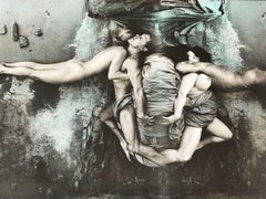 Jan Saudek, Czech Photographer, Silver Gelatin Print, Titled Purgatory Nr. 351