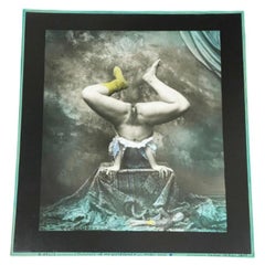Jan Saudek, fotógrafo checo, gelatina de plata, titulado Portarretrato de mi novia