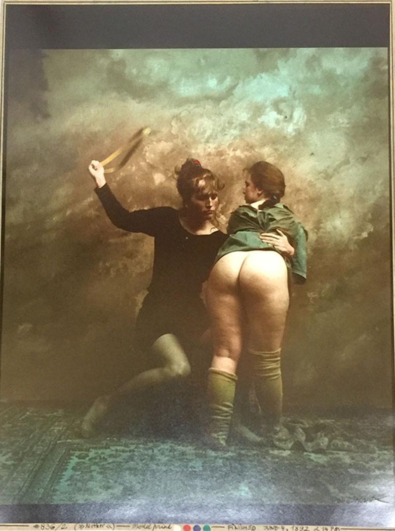 Jan Saudek, Mother # 836/2, Original Silver Gelatin print, photograph, 1992 In Good Condition For Sale In Delft, NL