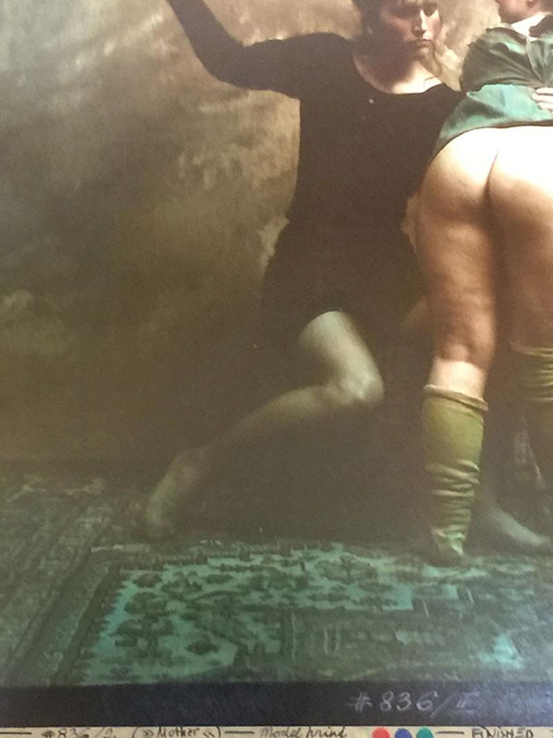 Jan Saudek, Mutter # 836/2, Original Silber-Gelatinedruck, Fotografie, 1992 (Papier) im Angebot