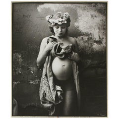 Jan Saudek, Fotografia originale #358 'Miroslava, piccola madre' Grande dimensione
